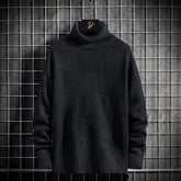 Loose Knit Bottoming Turtleneck Sweater Men